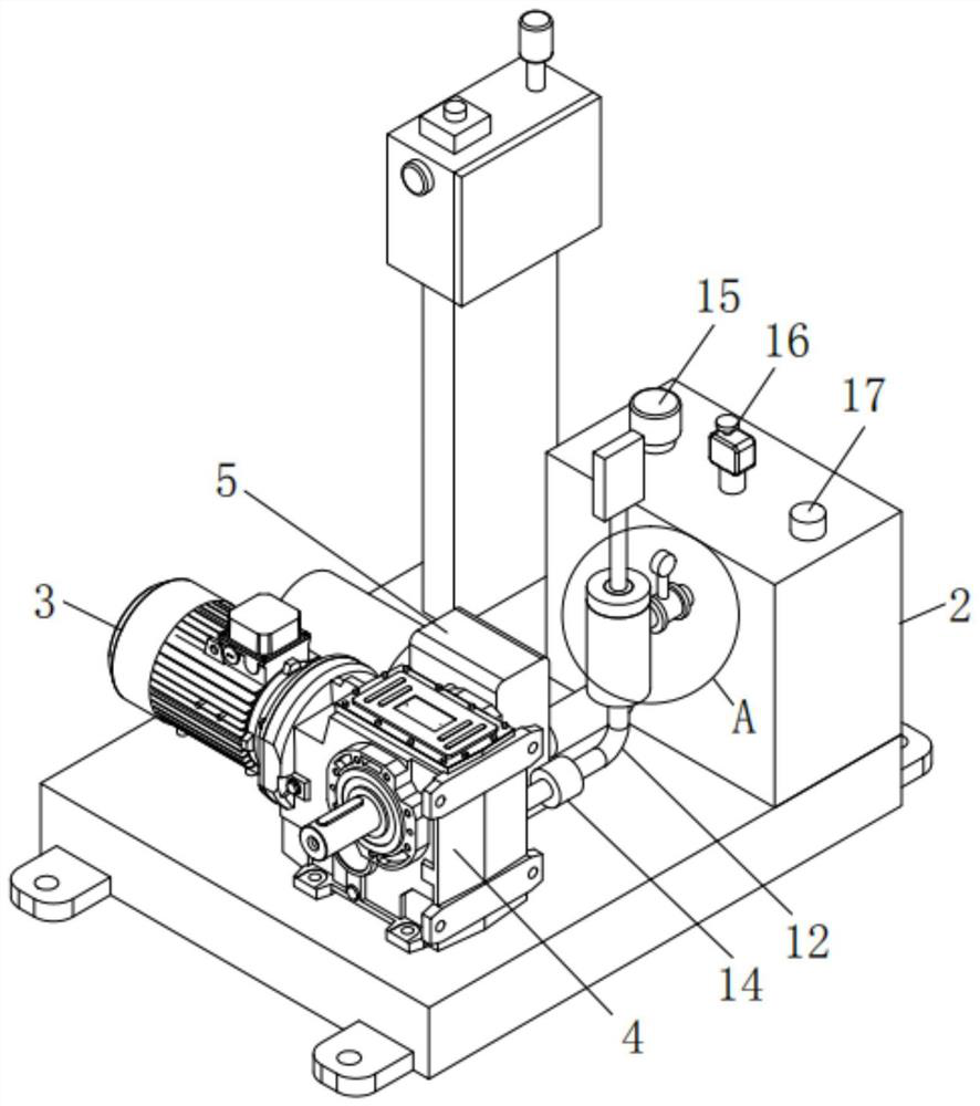 Coal face scraper conveyor speed reducer forced lubrication indicating and alarming device