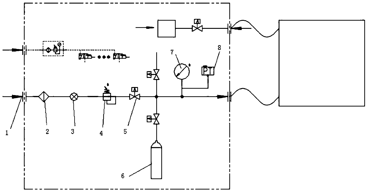 System and method for detecting gas tightness of low-temperature stop valve