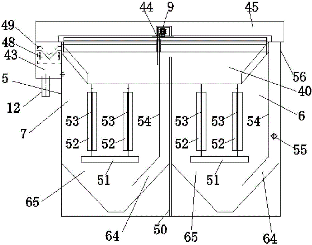 Sewage treatment device and sewage treatment method applying same