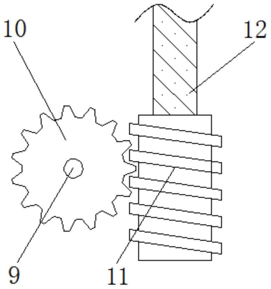 A surface performance detection device for new material research and development that is convenient to avoid slippage