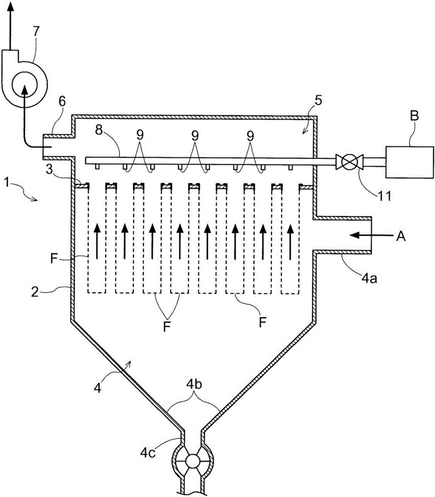 Filter bag structure