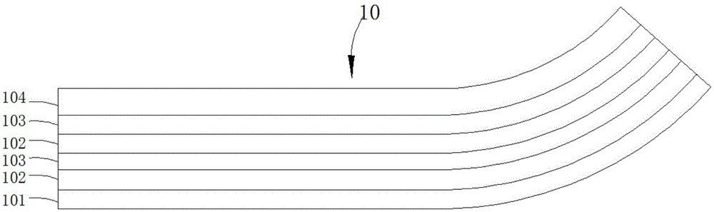 Flexible transparent barrier film and preparation method thereof