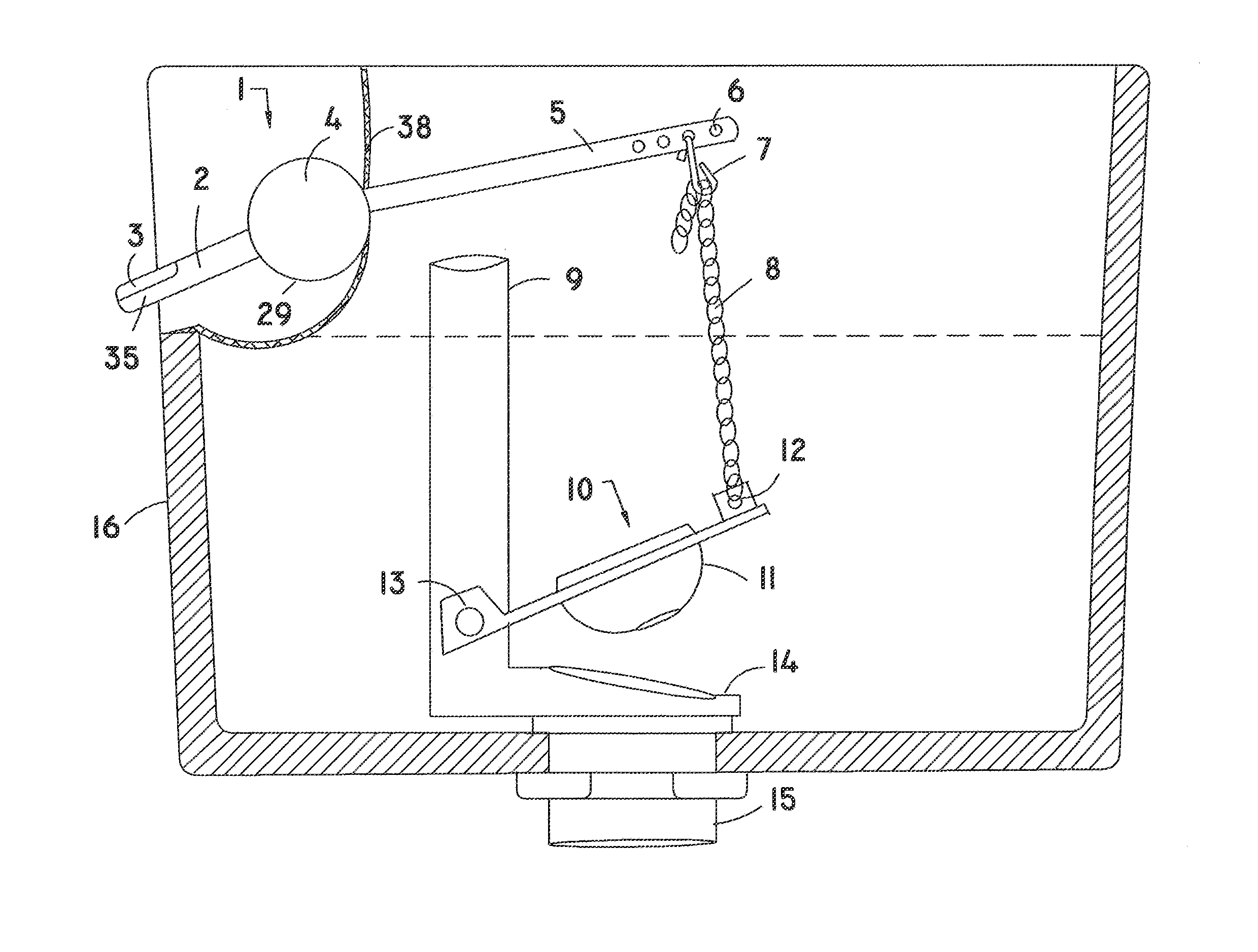 Dual flush toilet devices