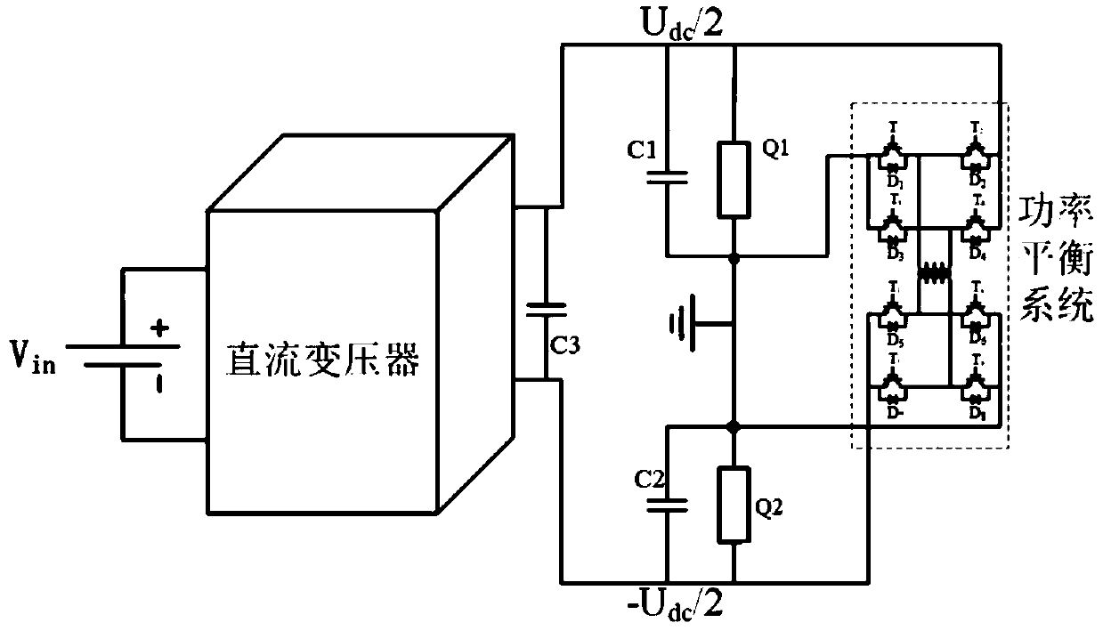 DC transformer topology for unipolar-to-true bipolar transformation