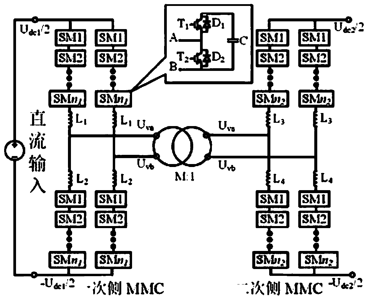 DC transformer topology for unipolar-to-true bipolar transformation