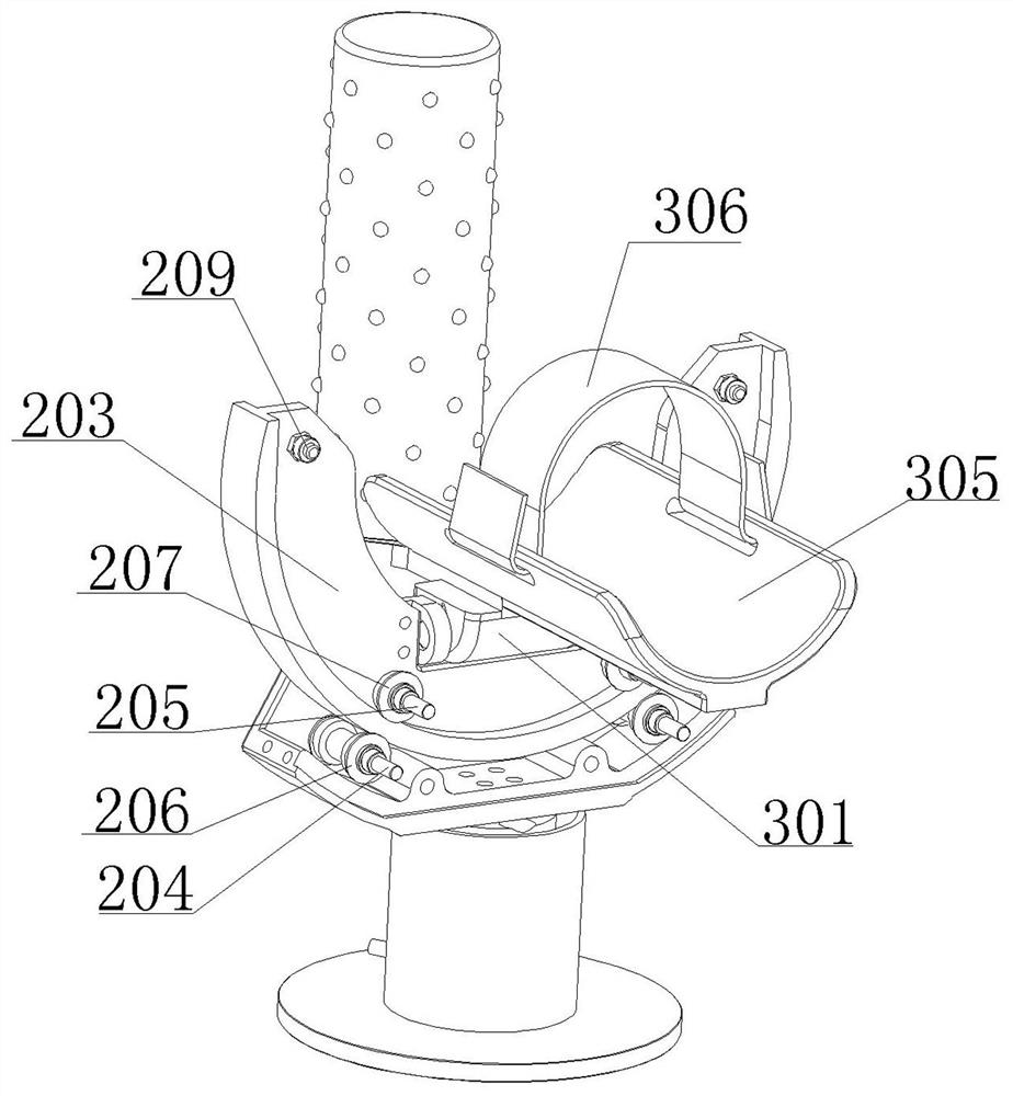 A hand rehabilitation training device