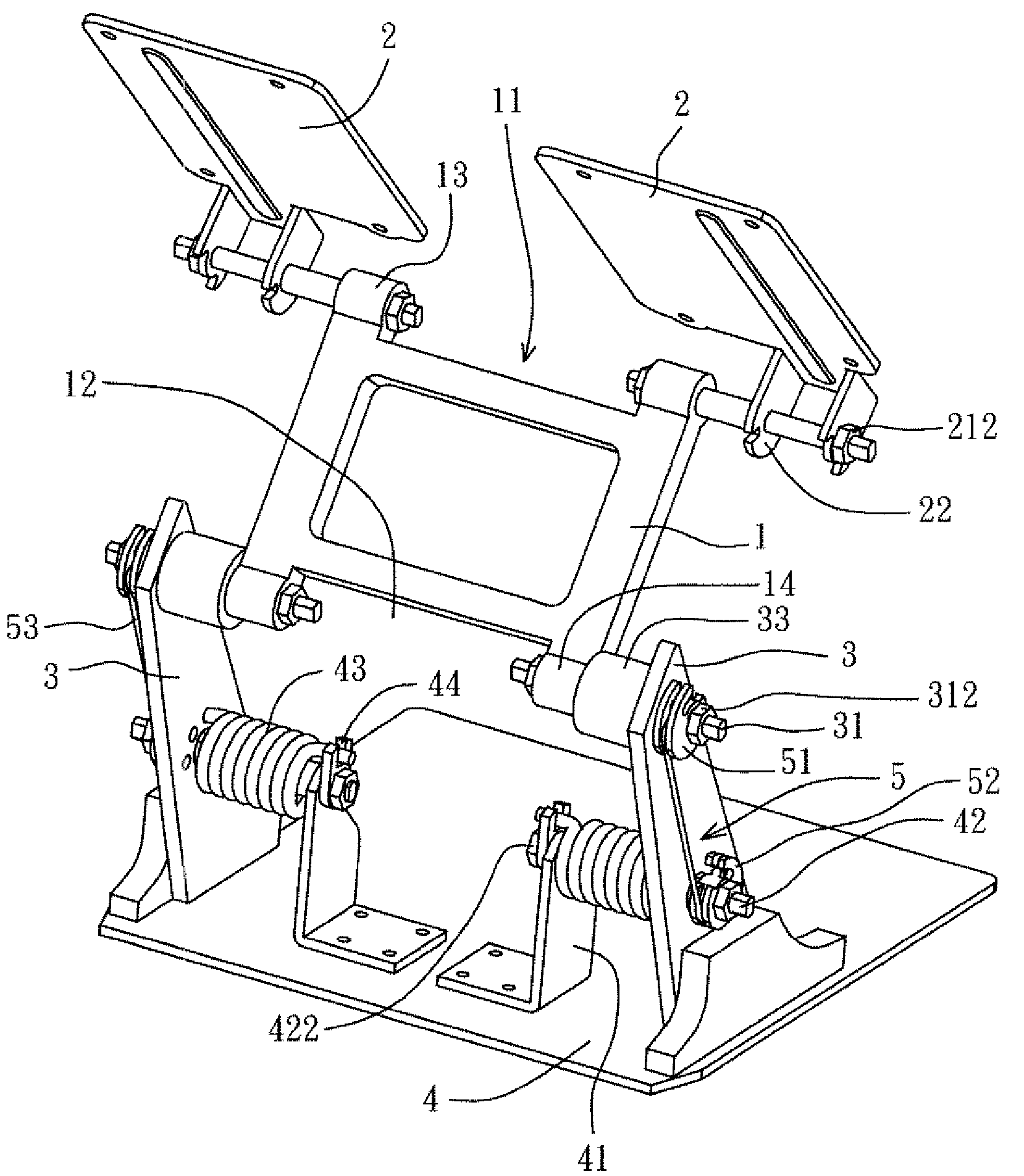 Support structure torque transfer function