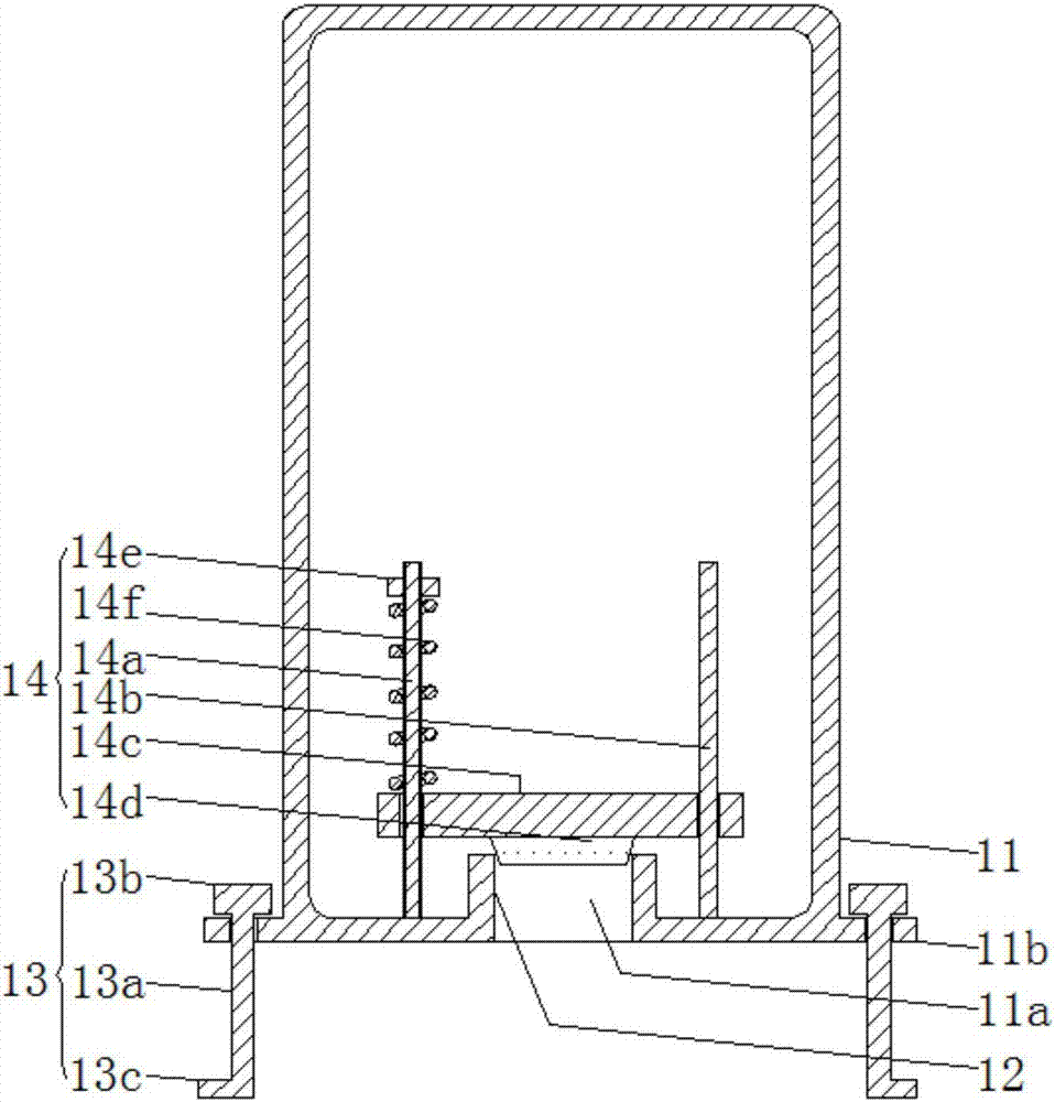 Air pump water heater simultaneously provided with water storage box and water gaining box