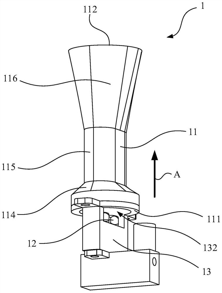 Torch inner flame structure and torch containing it