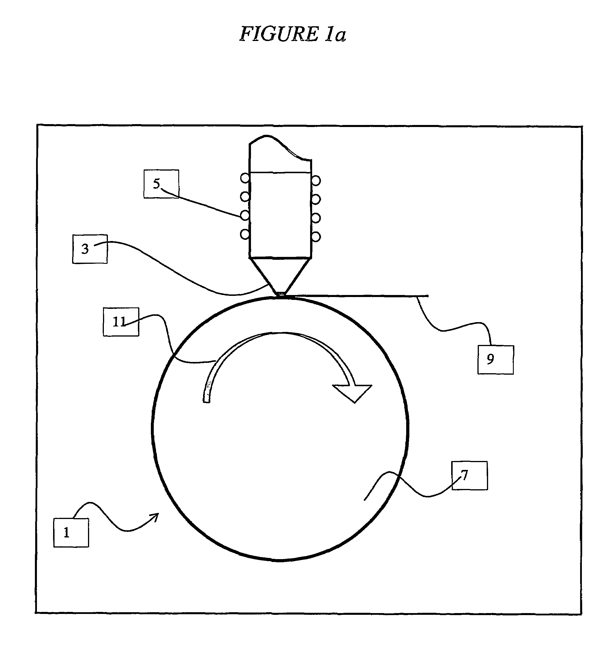 Continuous casting of bulk solidifying amorphous alloys