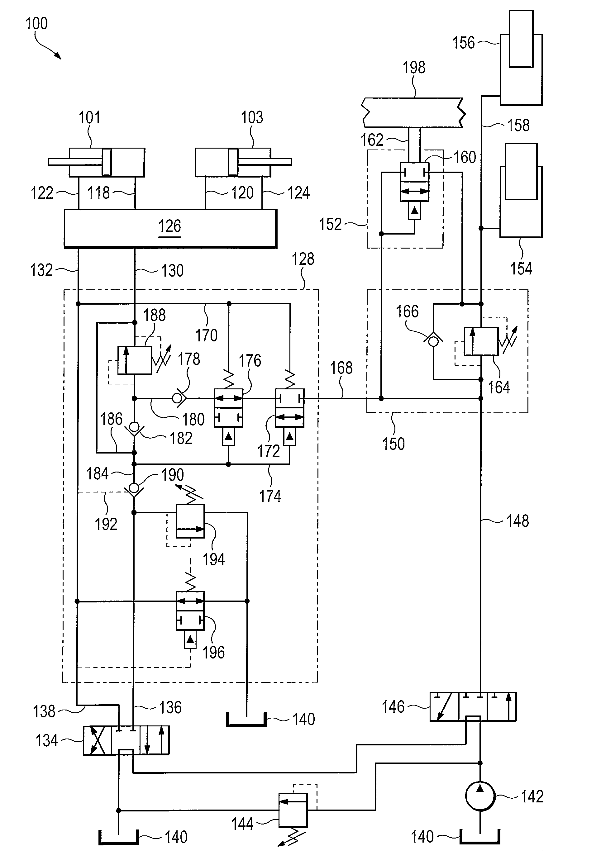 Equalized hydraulic clamp force control