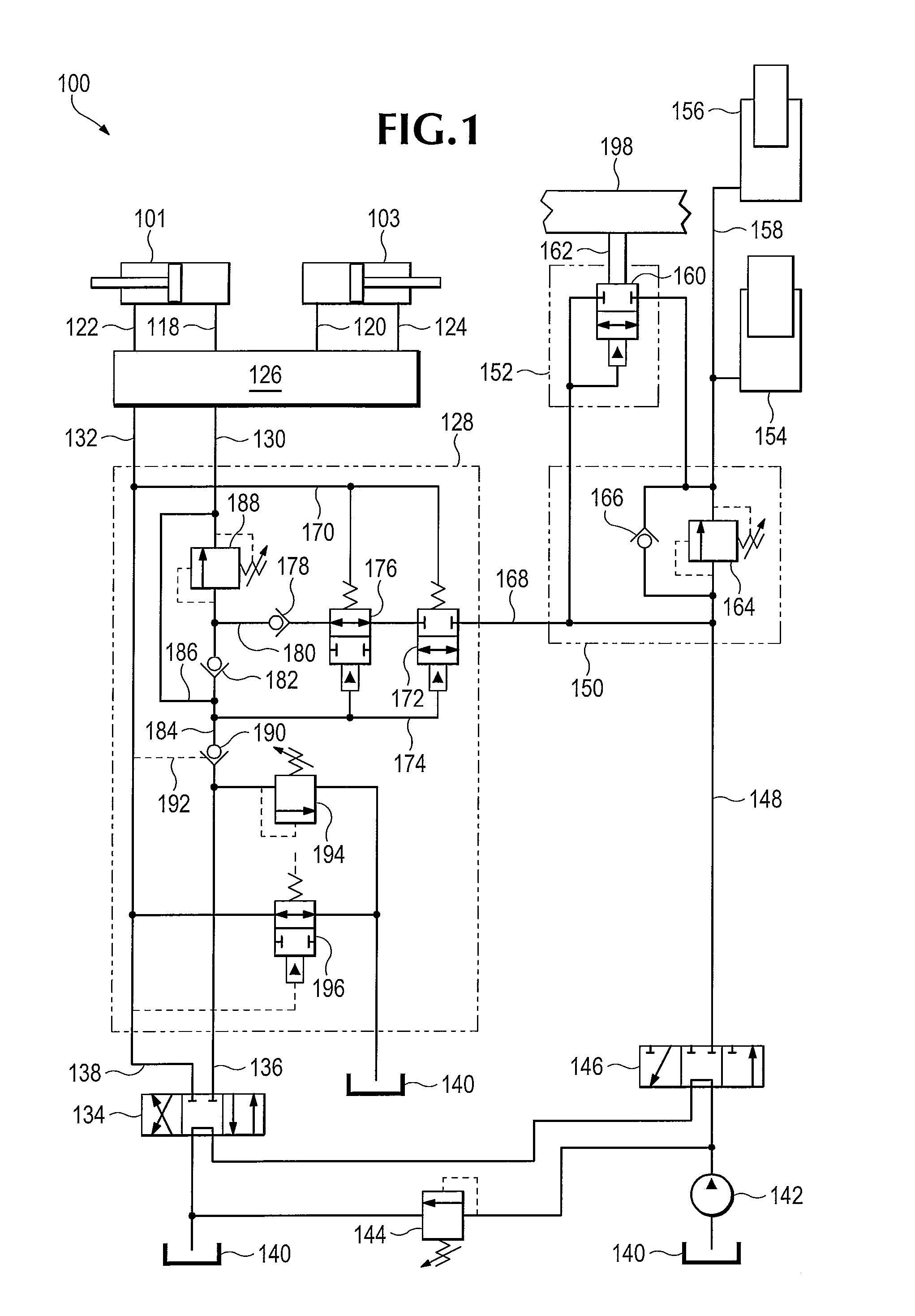 Equalized hydraulic clamp force control