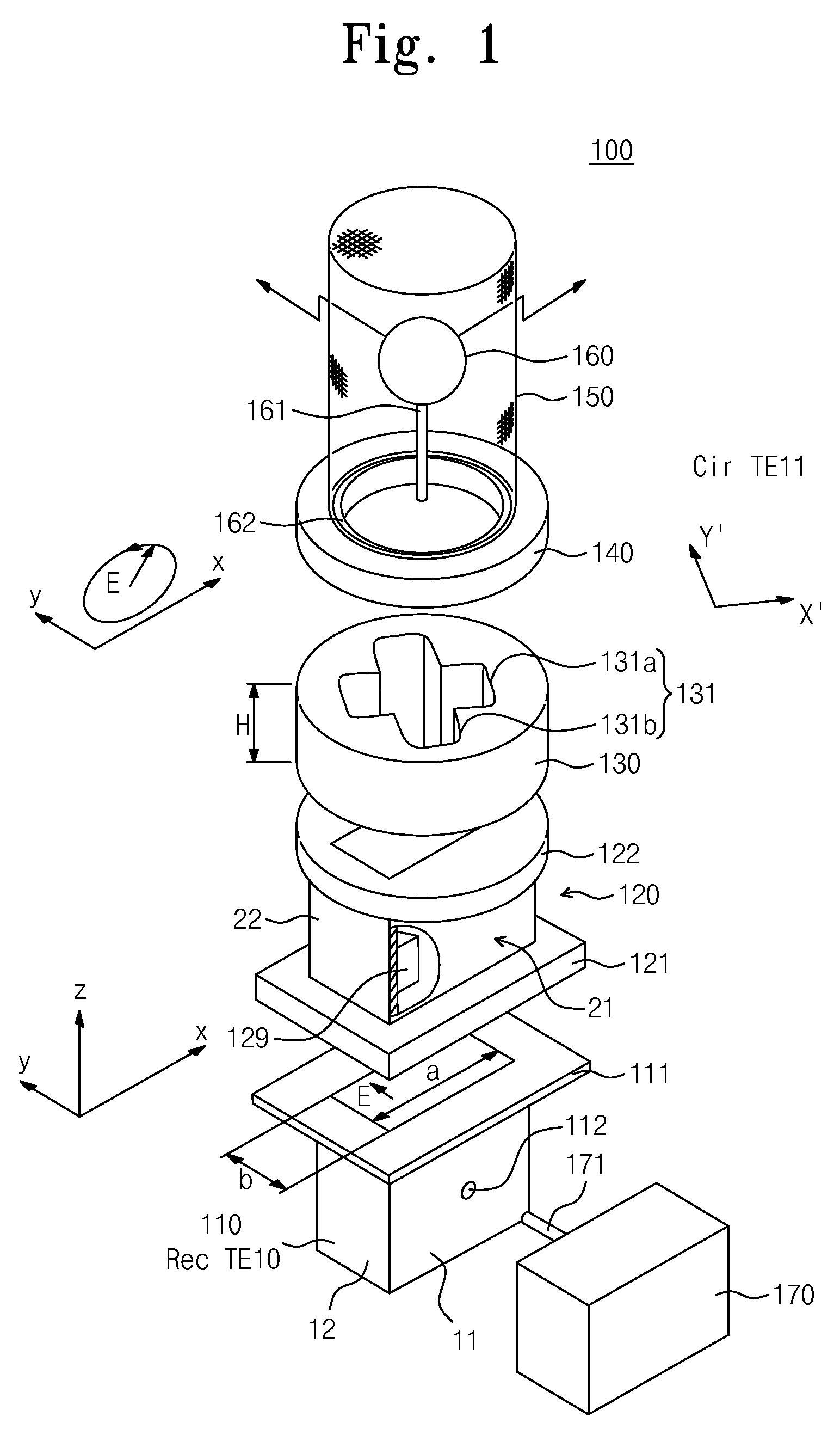 Microwave plasma lamp with rotating field