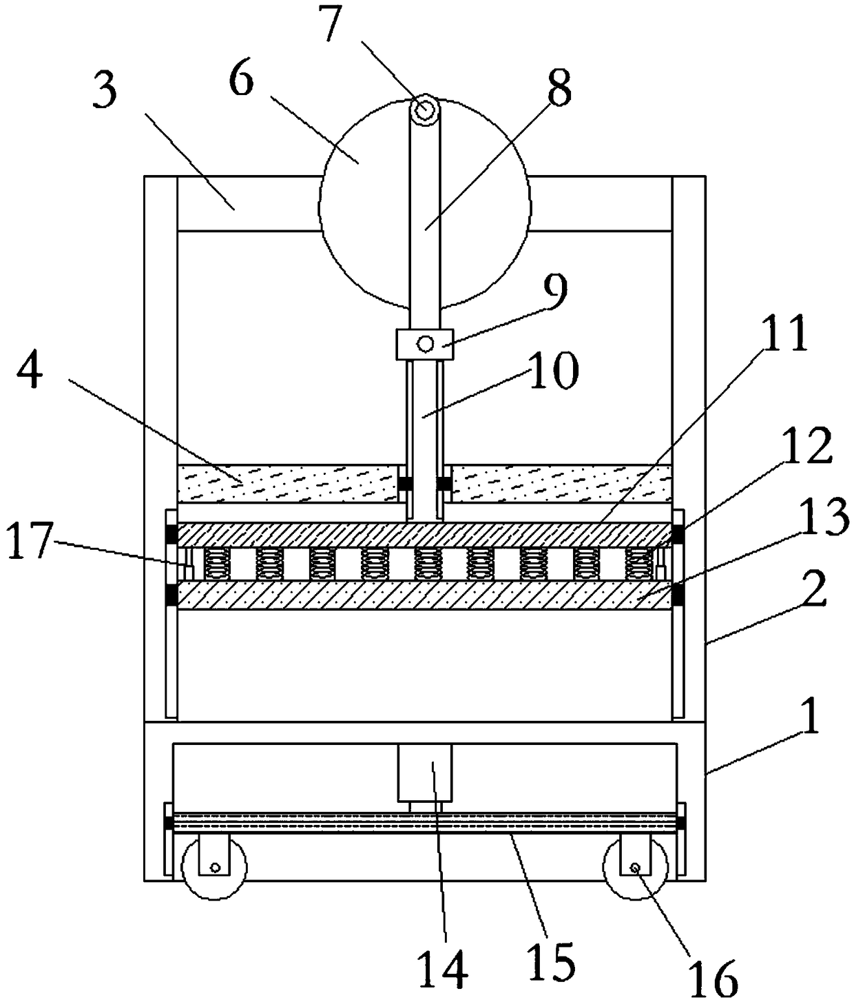 Corrugated case flattening machine