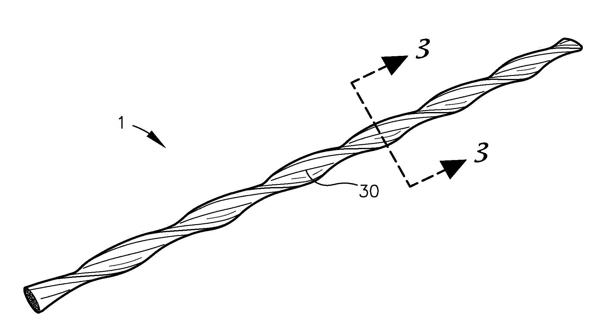 Flexible fiber reinforced composite rebar