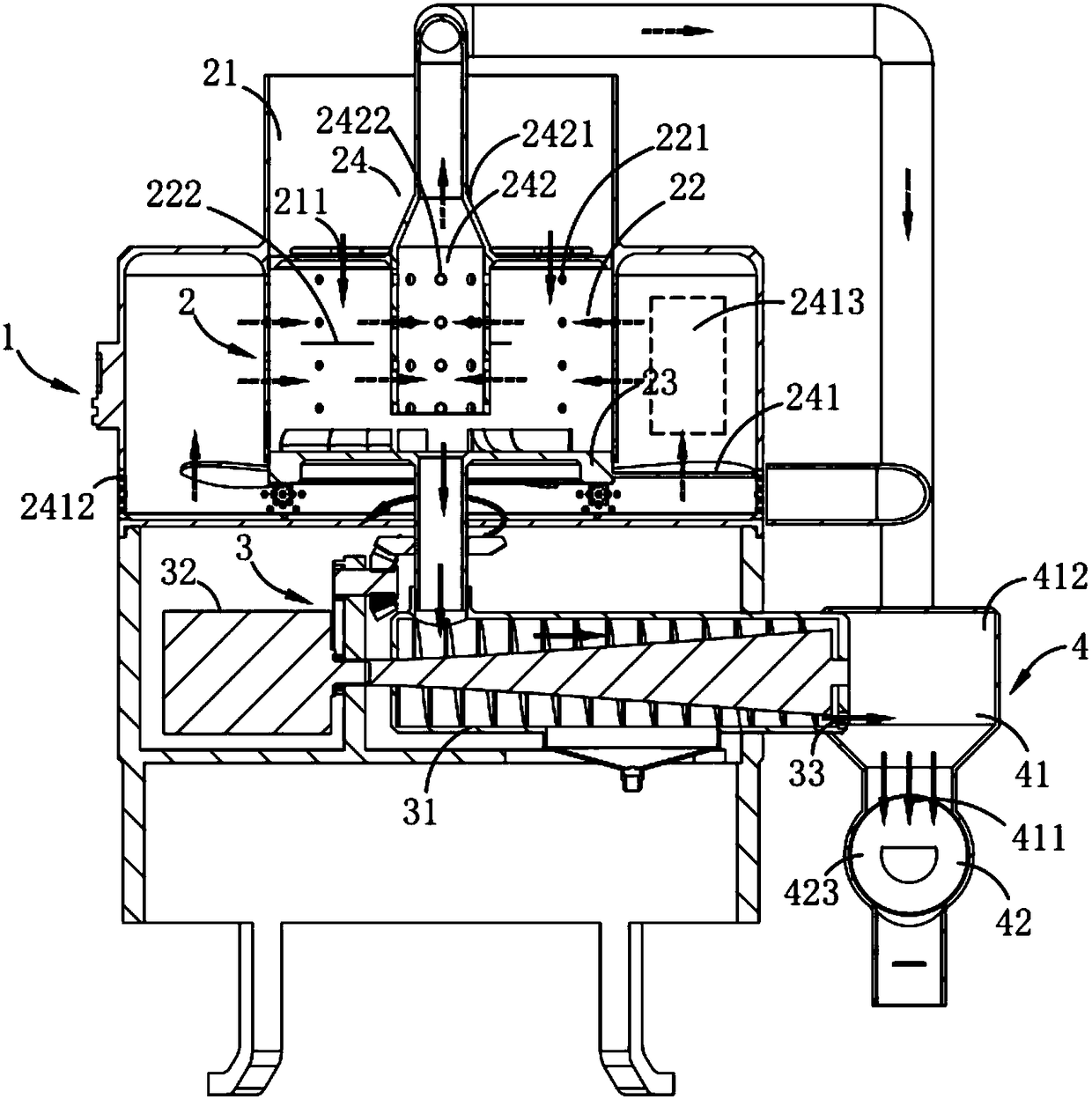 Small environment-friendly energy-saving oil pressing production device