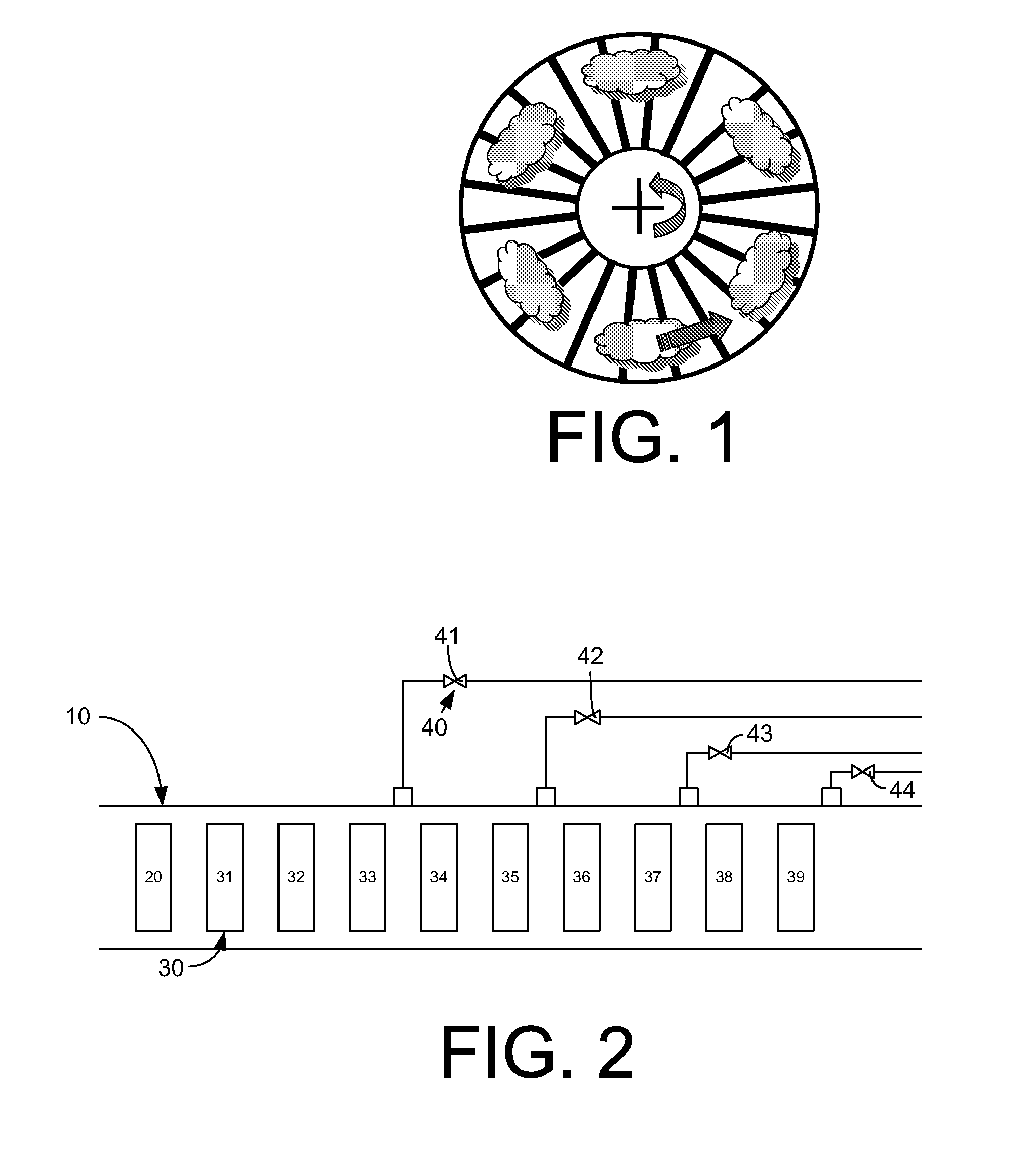 Turbine anti-rotating stall schedule