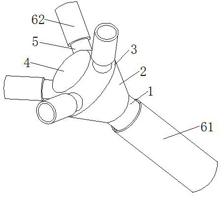 Small seed dual-purpose cone-embedded double-circular-truncated-cone annular air distribution mechanism