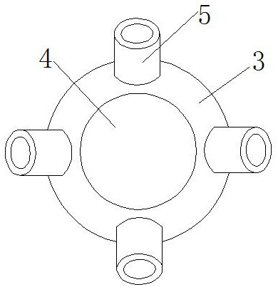 Small seed dual-purpose cone-embedded double-circular-truncated-cone annular air distribution mechanism