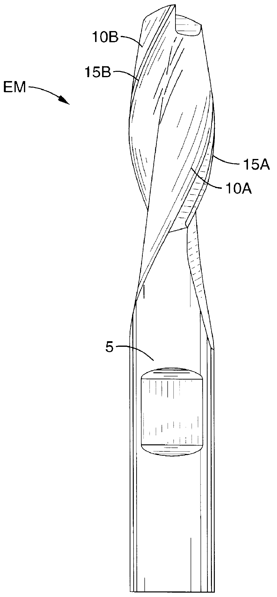 Method for preparing a cutting edge on an end mill