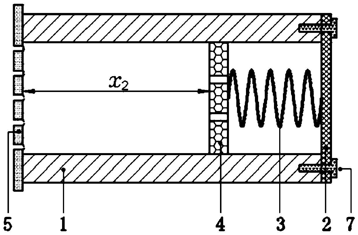 Transient high-temperature field heat flux measuring device and method based on memory alloy