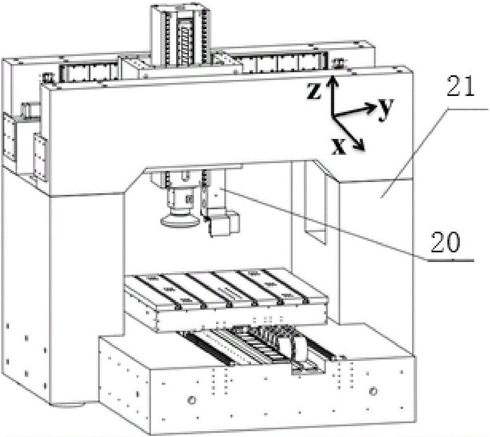 Two-dimensional vibration auxiliary laser scanning in-situ detection system and detection method thereof