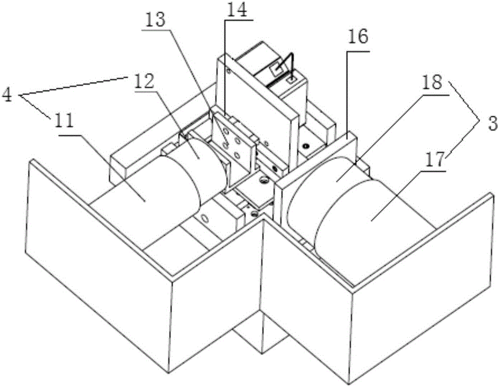 Two-dimensional vibration auxiliary laser scanning in-situ detection system and detection method thereof