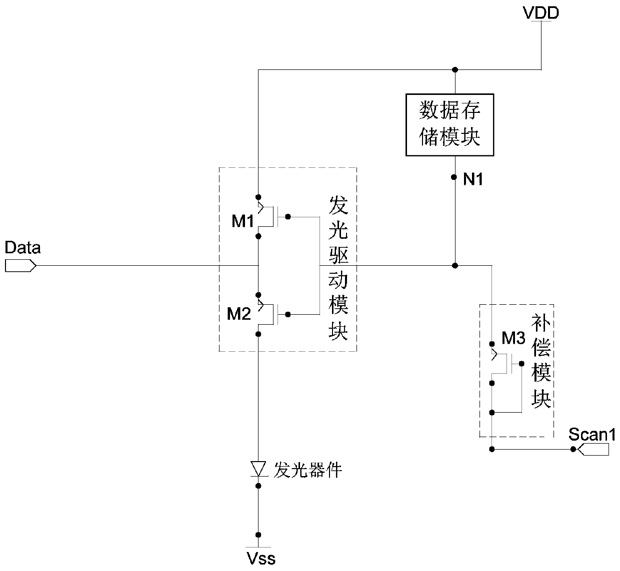 A pixel driving circuit, a display device, and a driving method for the pixel driving circuit