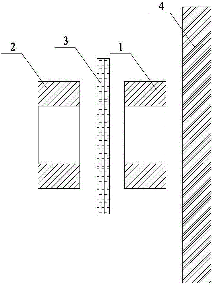 Probe of electrical vortex sensor and electrical vortex sensor