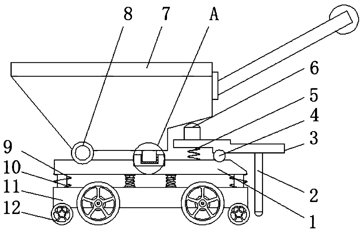 Small transfer device capable of collecting scrap iron for machining equipment transformation