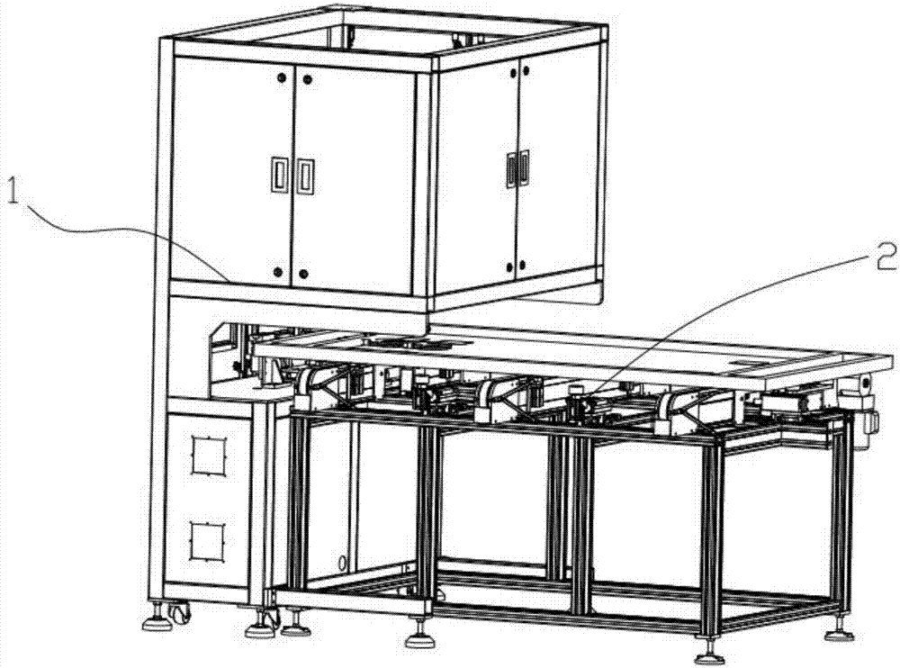 Connecting box bus bar welding machine and welding detecting method thereof