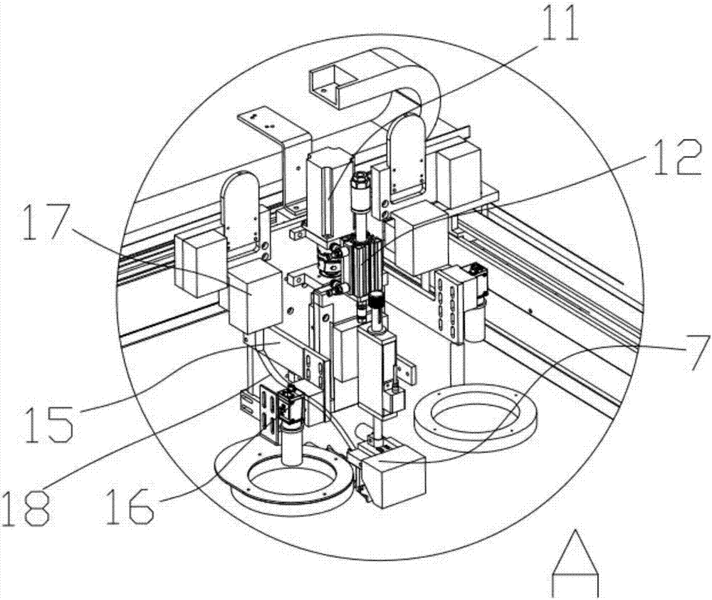 Connecting box bus bar welding machine and welding detecting method thereof