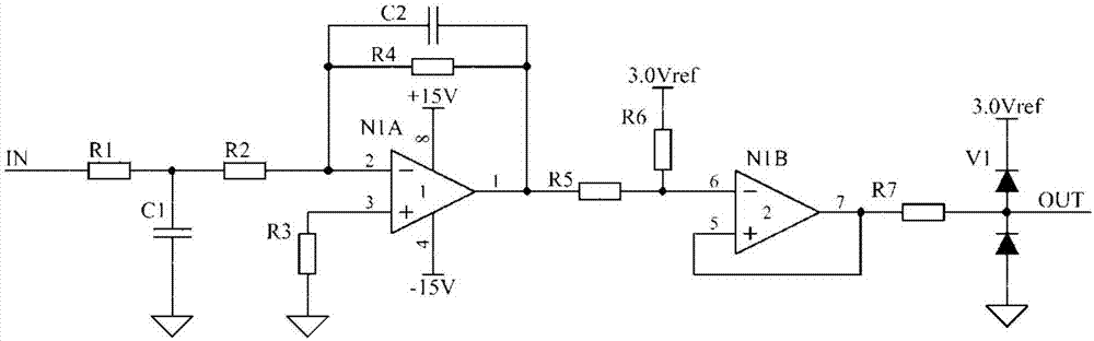 Isolation detection circuit of direct current components in alternating current