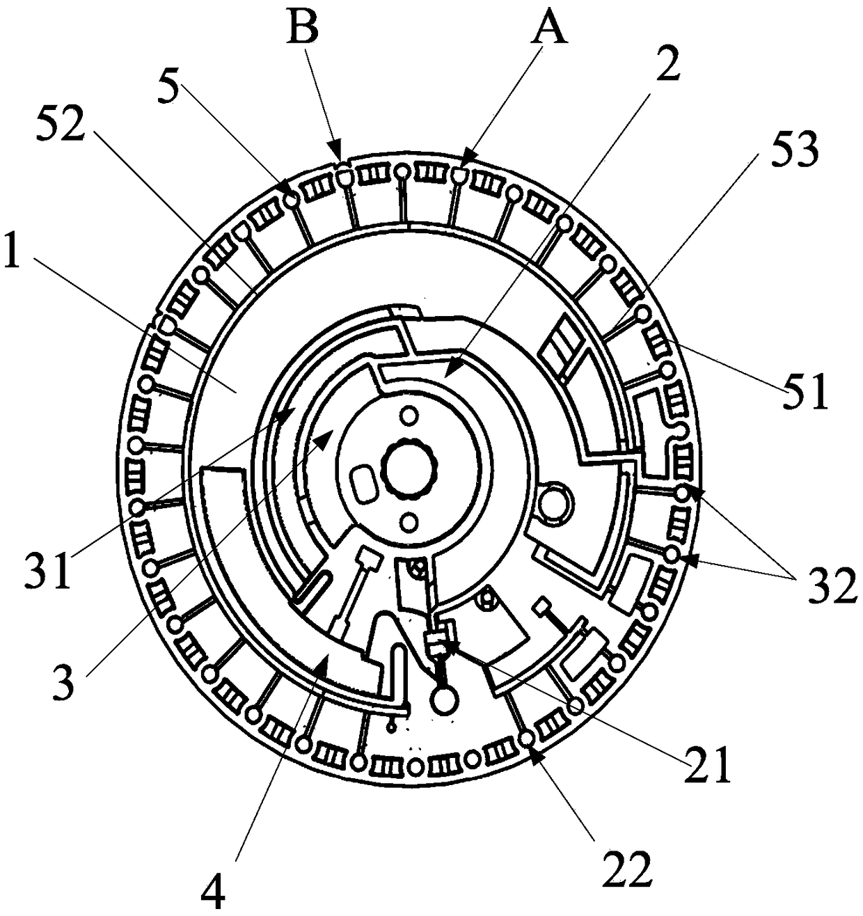 Microfluidic chip for scattering turbidimetry determinationand biochemical immunization machine using same