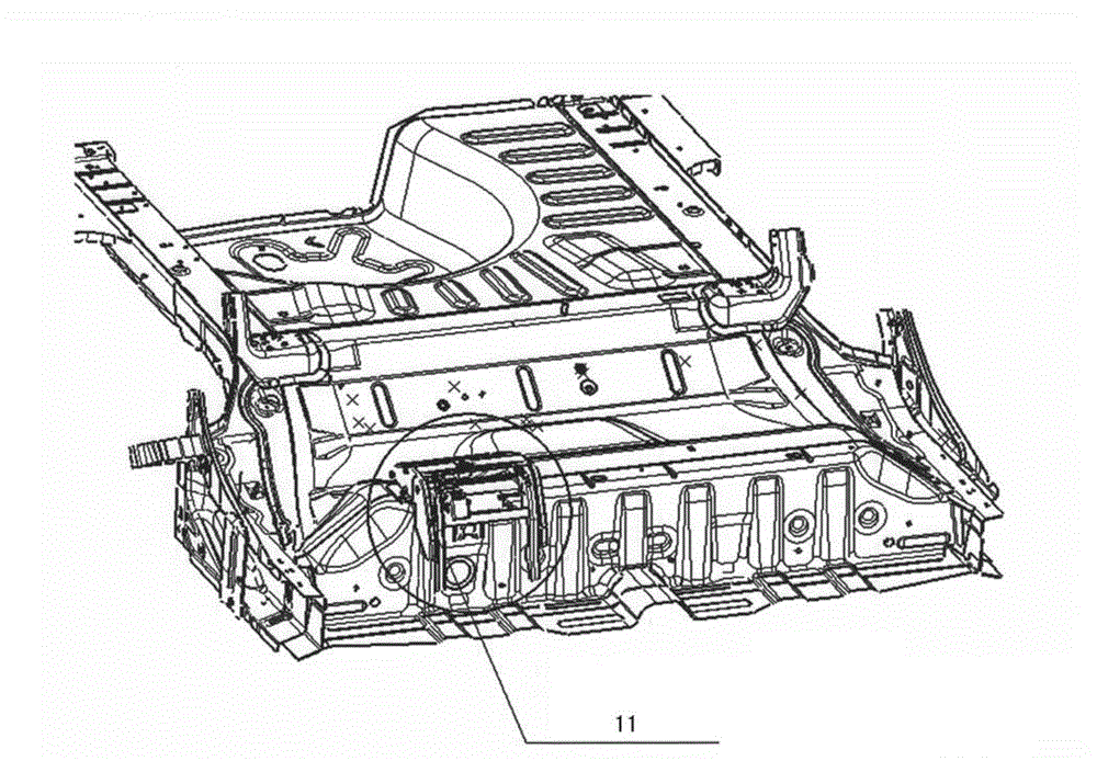 Leg supporting device used for seat of vehicle