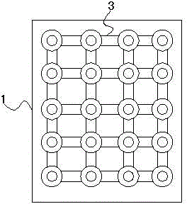 Positioning protection device for nailing PIN on PCB (printed circuit board)