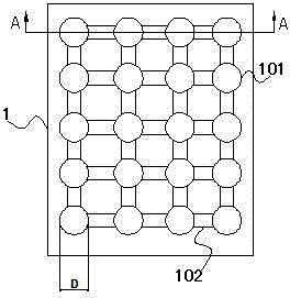 Positioning protection device for nailing PIN on PCB (printed circuit board)