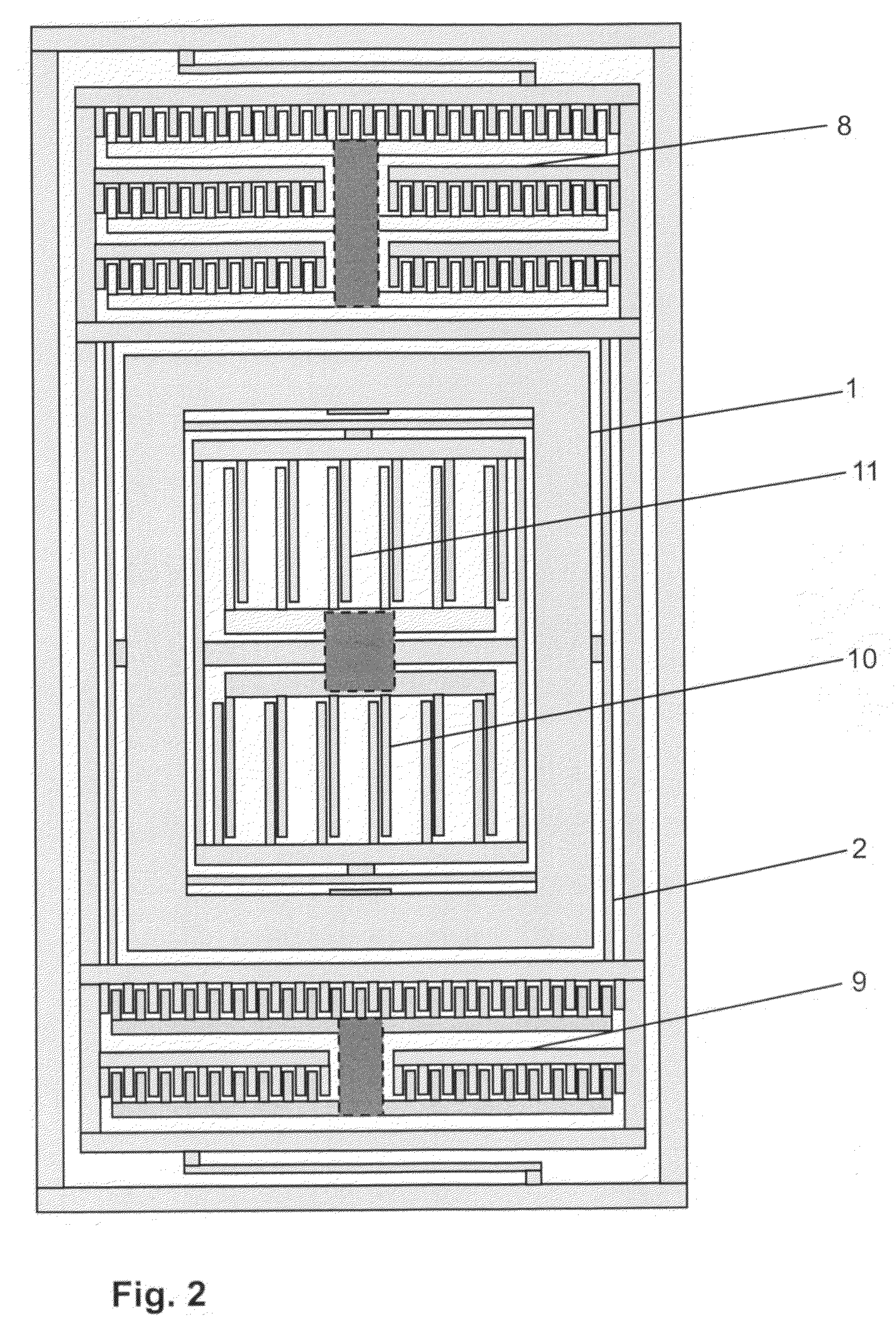 Vibrating micro-mechanical sensor of angular velocity