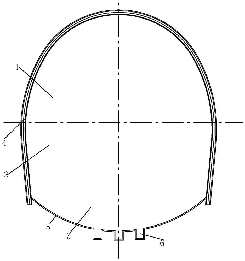 Tunnel construction method with a prefabricated elevation module