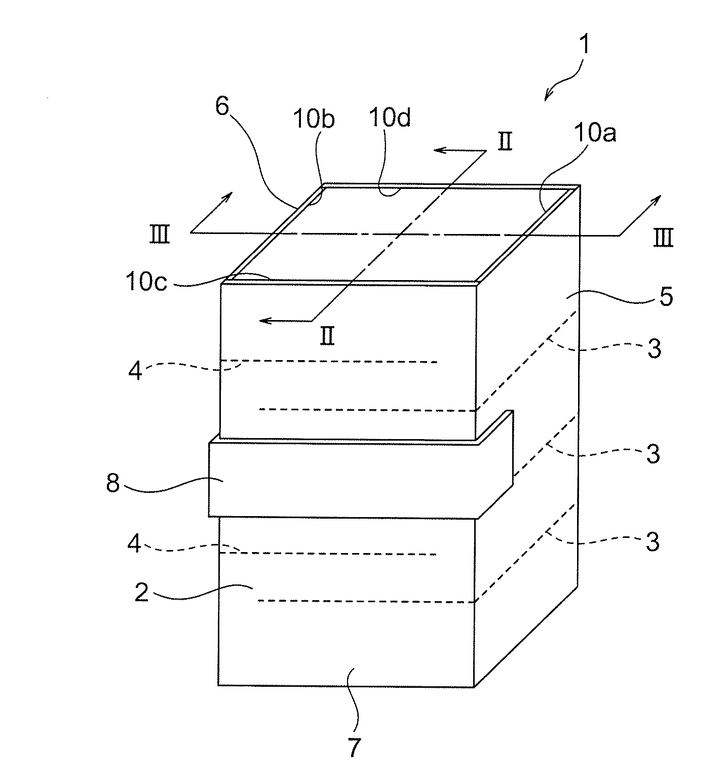 Laminated piezoelectric device