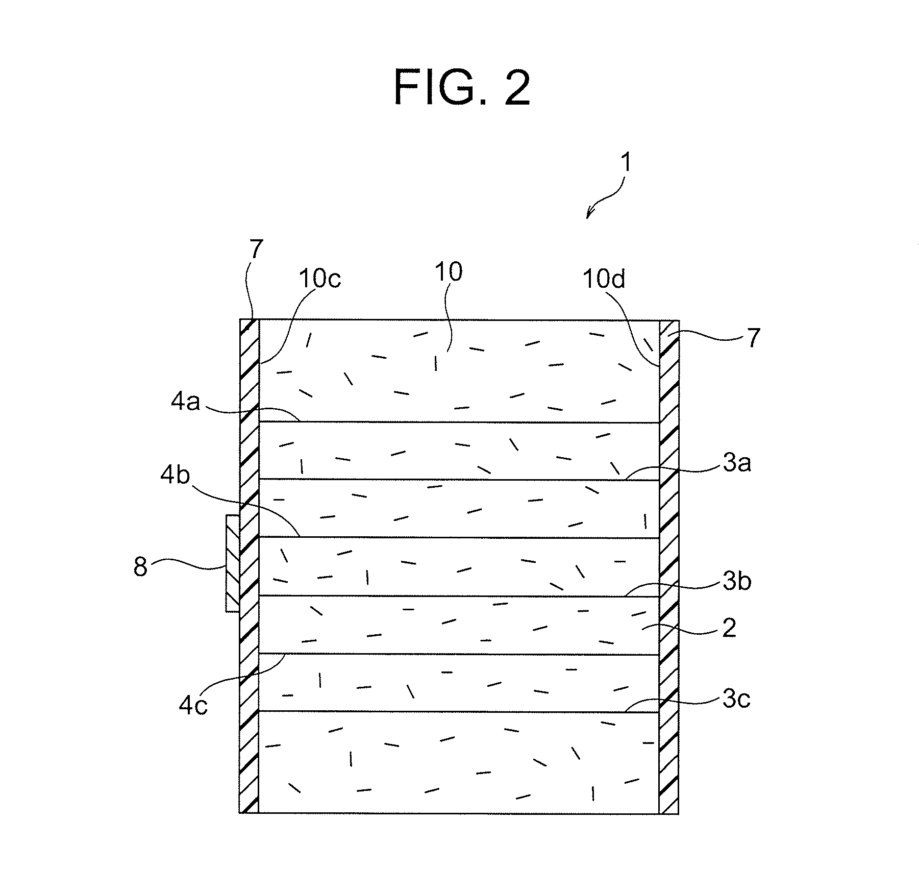 Laminated piezoelectric device