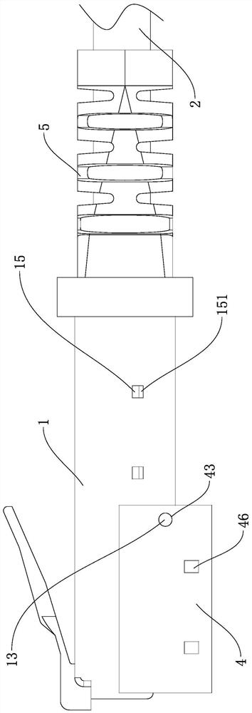 Network communication connector with grommet