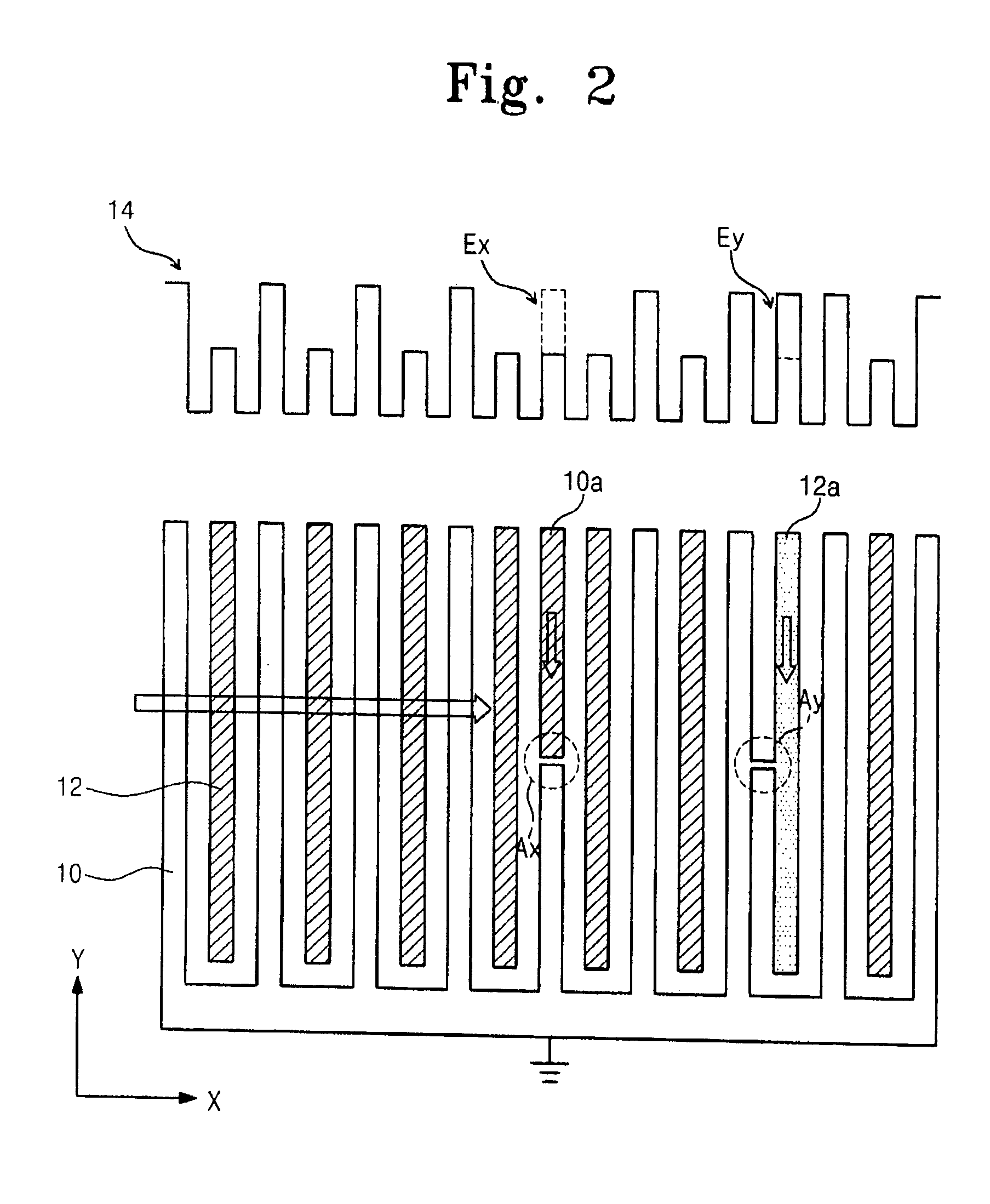 Monitoring pattern for detecting a defect in a semiconductor device and method for detecting a defect