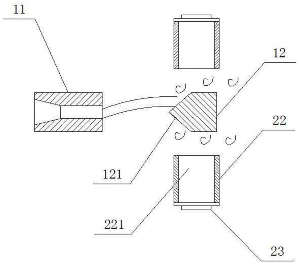 Environment airflow energy collecting device and method