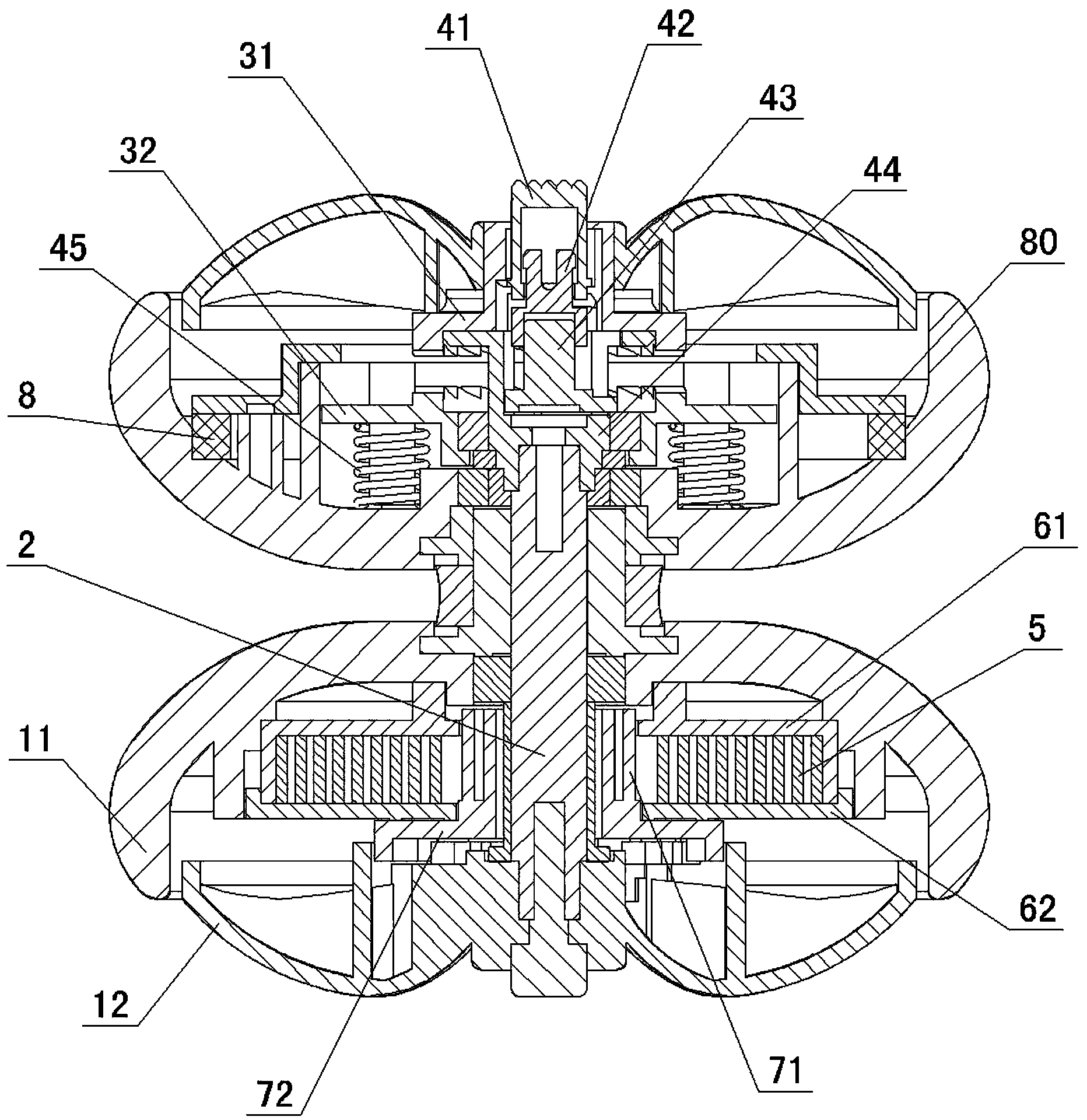 Handheld yo-yo with manual energy storage