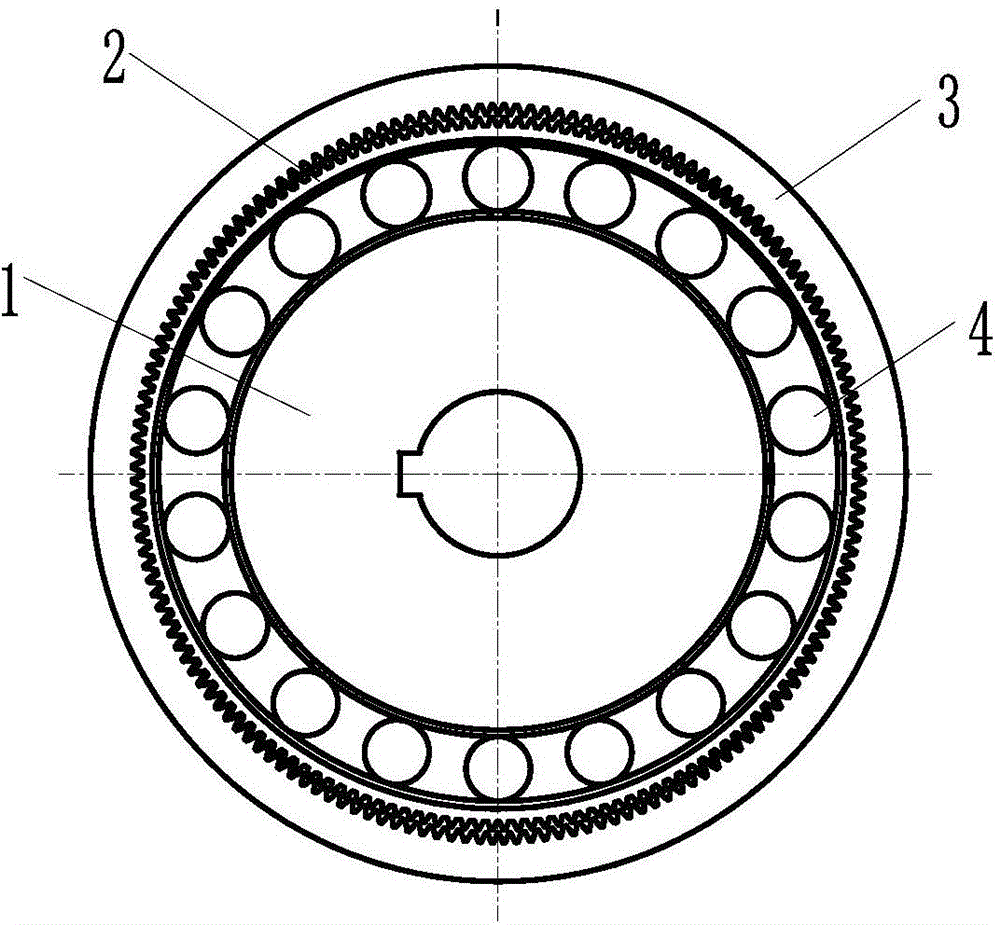 Numerical control machining method for harmonic reducer flexible gear bi-directional crowned tooth profile