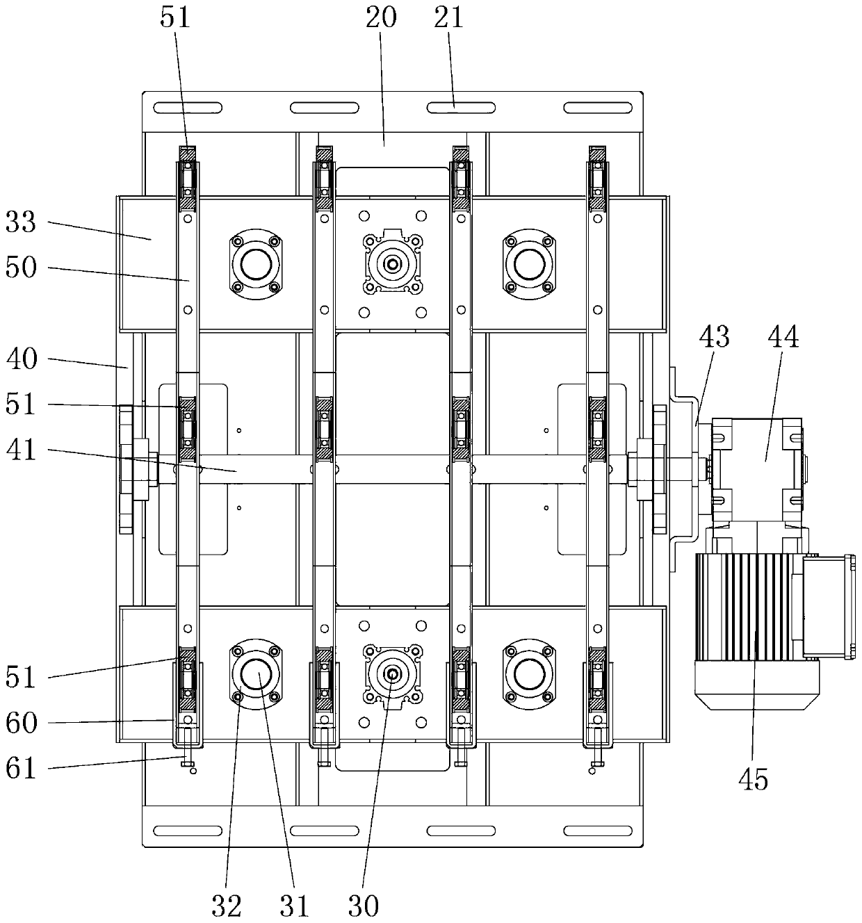 High-speed four-way input and output hoister