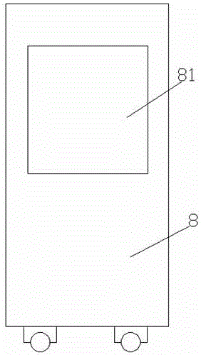 Glasses storage display device