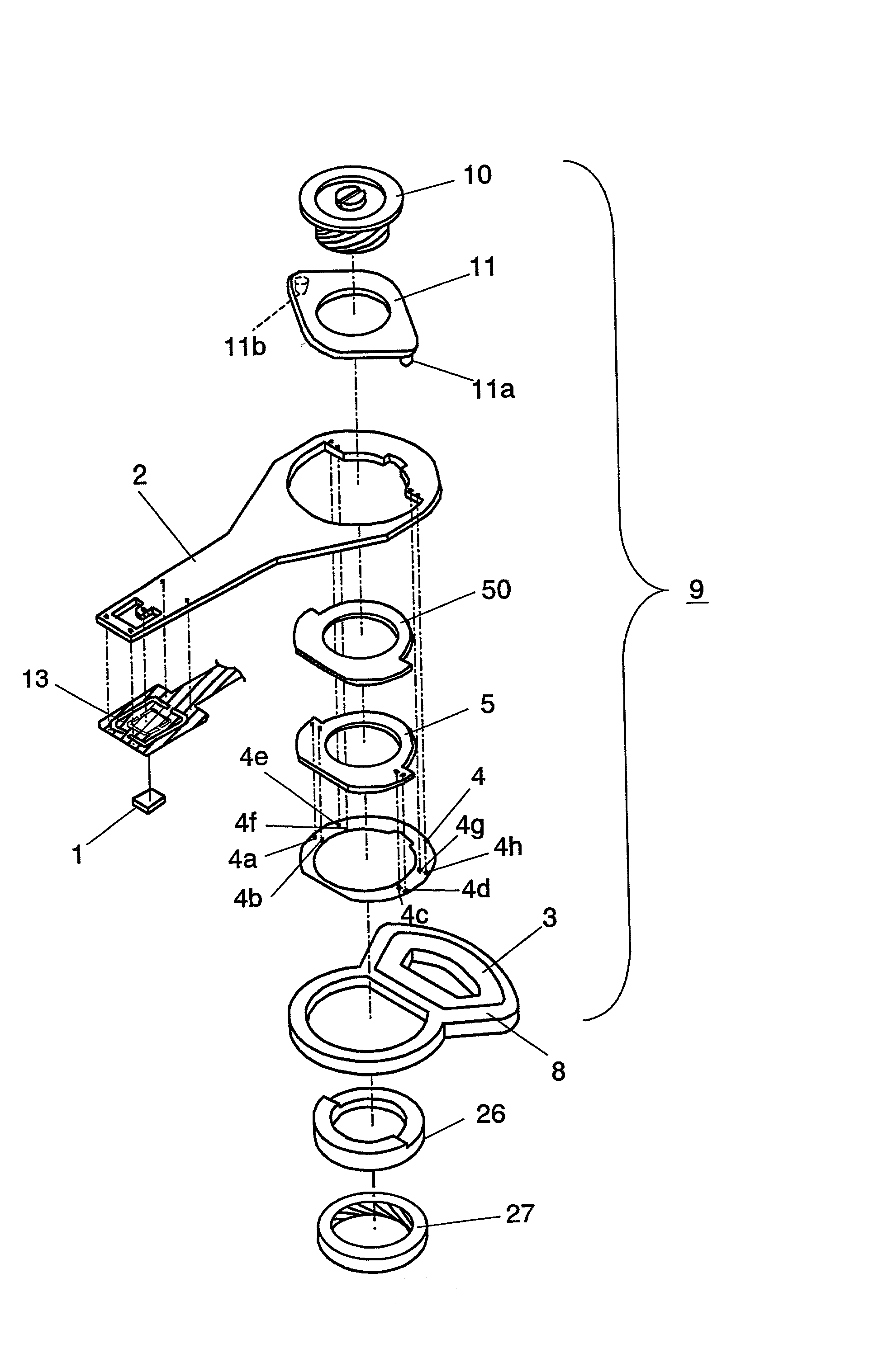 Head supporting device and disk drive using the same