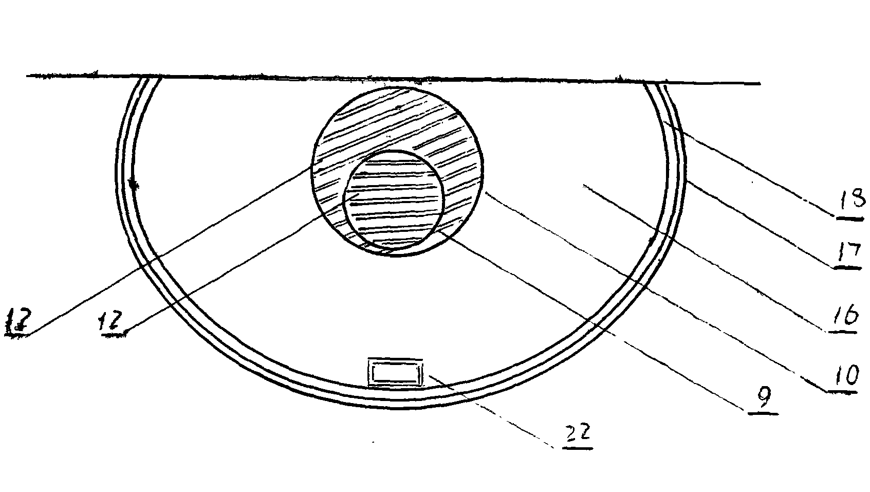 Swirl entraining range hood with separatedly installed core mechanism and smoke collecting cover